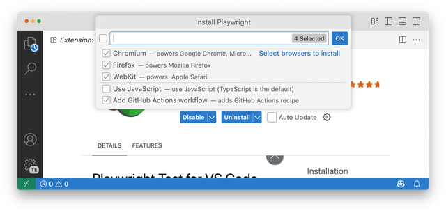 install browsers